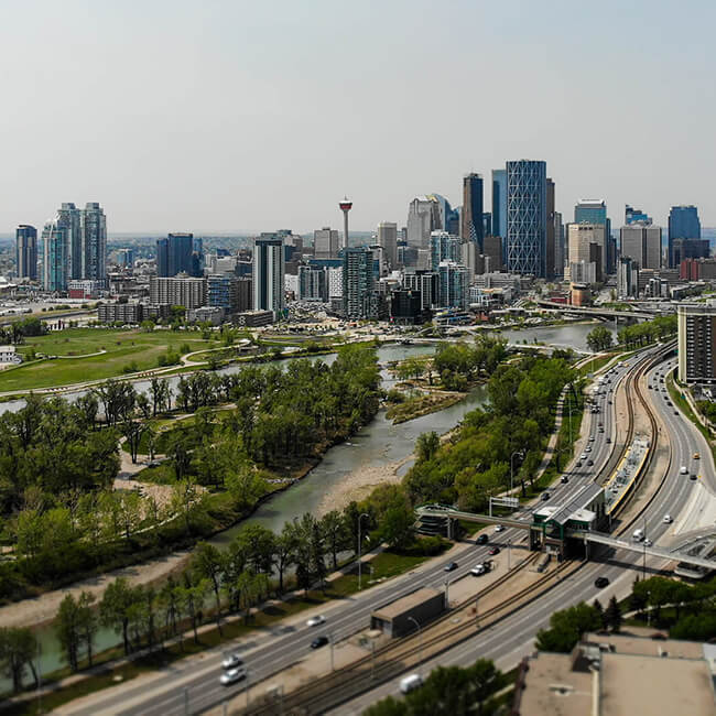 Peak Advisory - View of Calgary by David Wakely
